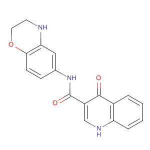 873051-21-9  3-Quinolinecarboxamide,N-(3,4-dihydro-2H-1,4-benzoxazin-6-yl)-1,4-dihydro-4-oxo-