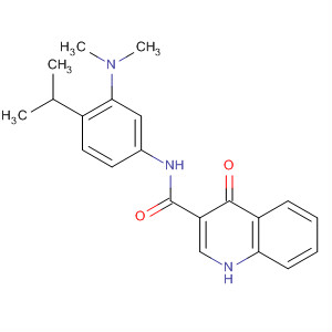 873051-33-3  3-Quinolinecarboxamide,N-[3-(dimethylamino)-4-(1-methylethyl)phenyl]-1,4-dihydro-4-oxo-