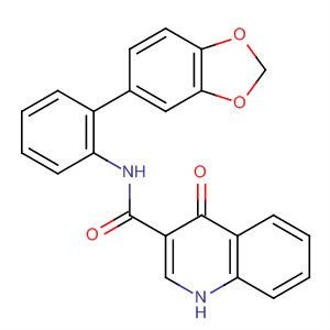 873051-51-5  3-Quinolinecarboxamide,N-[2-(1,3-benzodioxol-5-yl)phenyl]-1,4-dihydro-4-oxo-