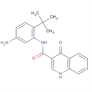 873052-74-5  3-Quinolinecarboxamide,N-[5-amino-2-(1,1-dimethylethyl)phenyl]-1,4-dihydro-4-oxo-