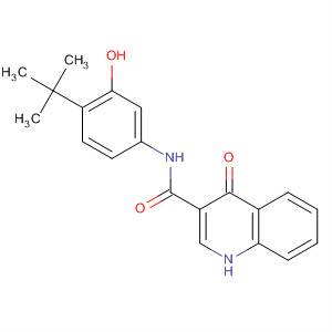 873054-39-8  3-Quinolinecarboxamide,N-[4-(1,1-dimethylethyl)-3-hydroxyphenyl]-1,4-dihydro-4-oxo-