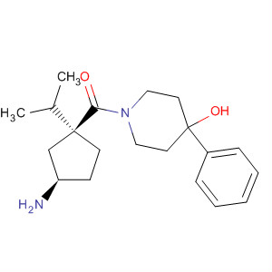 873063-08-2  4-Piperidinol,1-[[(1S,3R)-3-amino-1-(1-methylethyl)cyclopentyl]carbonyl]-4-phenyl-