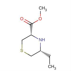 873066-13-8  3-Thiomorpholinecarboxylic acid, 5-ethyl-, methyl ester, (3S,5R)-