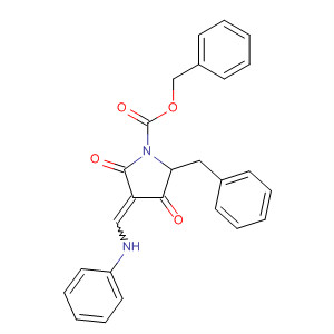 873071-17-1  1-Pyrrolidinecarboxylic acid,2,4-dioxo-3-[(phenylamino)methylene]-5-(phenylmethyl)-, phenylmethylester, (3E,5S)-