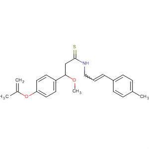873092-18-3  Benzenepropanethioamide,3-methoxy-N-[3-(4-methylphenyl)-2-propenyl]-4-(2-propenyloxy)-