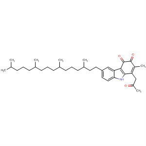873093-54-0  3H-Carbazole-3,4(9H)-dione,2-methyl-1-(2-oxopropyl)-6-(3,7,11,15-tetramethylhexadecyl)-