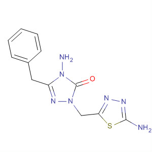 873097-85-9  3H-1,2,4-Triazol-3-one,4-amino-2-[(5-amino-1,3,4-thiadiazol-2-yl)methyl]-2,4-dihydro-5-(phenylmethyl)-