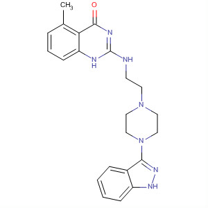 873107-63-2  4(1H)-Quinazolinone,2-[[2-[4-(1H-indazol-3-yl)-1-piperazinyl]ethyl]amino]-5-methyl-