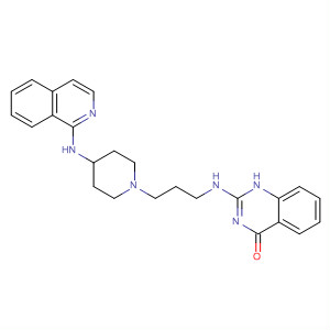 873107-64-3  4(1H)-Quinazolinone,2-[[3-[4-(1-isoquinolinylamino)-1-piperidinyl]propyl]amino]-