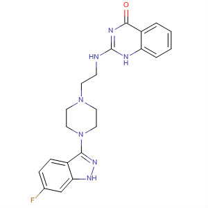 873107-65-4  4(1H)-Quinazolinone,2-[[2-[4-(6-fluoro-1H-indazol-3-yl)-1-piperazinyl]ethyl]amino]-