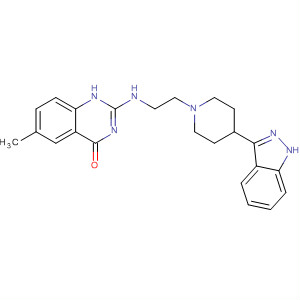 873107-67-6  4(1H)-Quinazolinone,2-[[2-[4-(1H-indazol-3-yl)-1-piperidinyl]ethyl]amino]-6-methyl-