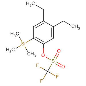 873196-34-0  Methanesulfonic acid, trifluoro-, 4,5-diethyl-2-(trimethylsilyl)phenyl ester