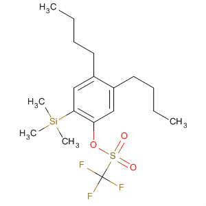 873196-35-1  Methanesulfonic acid, trifluoro-, 4,5-dibutyl-2-(trimethylsilyl)phenyl ester