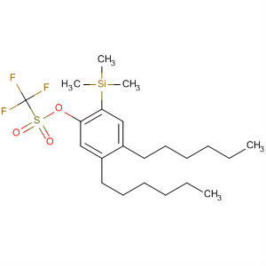 873196-36-2  Methanesulfonic acid, trifluoro-, 4,5-dihexyl-2-(trimethylsilyl)phenyl ester