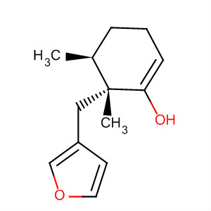 873199-06-5  1-Cyclohexen-1-ol, 6-(3-furanylmethyl)-5,6-dimethyl-, (5S,6R)-