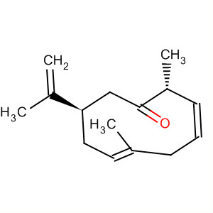 873294-37-2  3,6-Cyclodecadien-1-one, 2,6-dimethyl-9-(1-methylethenyl)-,(2R,3Z,6E,9R)-