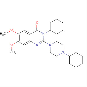 869852-70-0  4(3H)-Quinazolinone,3-cyclohexyl-2-(4-cyclohexyl-1-piperazinyl)-6,7-dimethoxy-