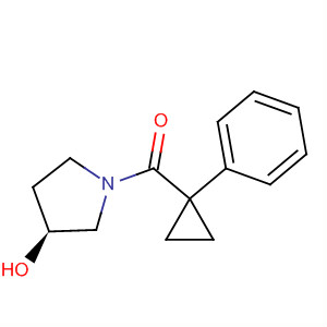 869967-67-9  3-Pyrrolidinol, 1-[(1-phenylcyclopropyl)carbonyl]-, (3S)-