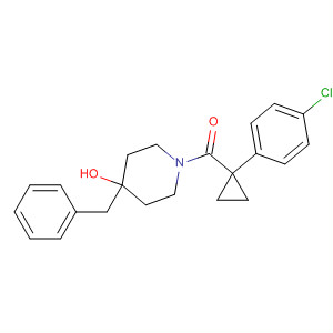 869967-87-3  4-Piperidinol,1-[[1-(4-chlorophenyl)cyclopropyl]carbonyl]-4-(phenylmethyl)-