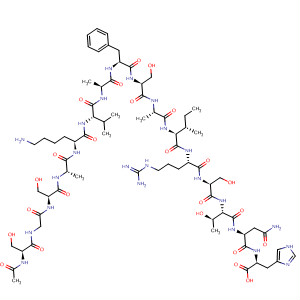 869983-52-8  L-Histidine,N-acetyl-L-serylglycyl-L-seryl-L-alanyl-L-lysyl-L-valyl-L-alanyl-L-phenylalanyl-L-seryl-L-alanyl-L-isoleucyl-L-arginyl-L-seryl-L-threonyl-L-asparaginyl-