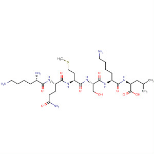 869994-04-7  L-Leucine, L-lysyl-L-glutaminyl-L-methionyl-L-seryl-L-lysyl-