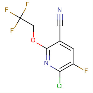 870063-02-8  3-Pyridinecarbonitrile, 6-chloro-5-fluoro-2-(2,2,2-trifluoroethoxy)-