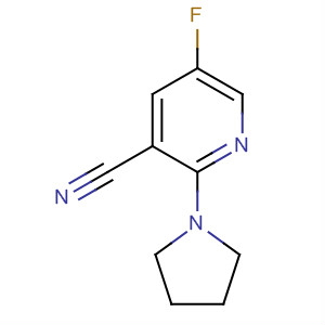 870065-59-1  3-Pyridinecarbonitrile, 5-fluoro-2-(1-pyrrolidinyl)-