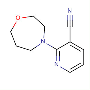 870067-01-9  3-Pyridinecarbonitrile, 2-(tetrahydro-1,4-oxazepin-4(5H)-yl)-