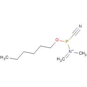870125-07-8  Methanaminium, N-[cyano(hexyloxy)phosphinyl]-N-methylene-
