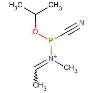870125-10-3  Methanaminium, N-[cyano(1-methylethoxy)phosphinyl]-N-ethylidene-