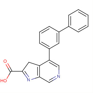 870238-31-6  3H-Pyrrolo[2,3-c]pyridine-2-carboxylic acid, 4-[1,1'-biphenyl]-3-yl-
