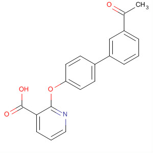 870245-82-2  3-Pyridinecarboxylic acid, 2-[(3'-acetyl[1,1'-biphenyl]-4-yl)oxy]-