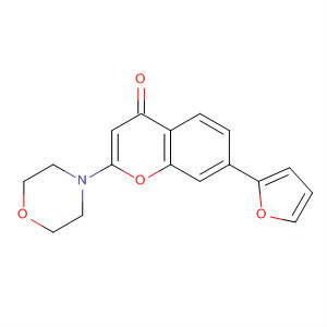 870297-44-2  4H-1-Benzopyran-4-one, 7-(2-furanyl)-2-(4-morpholinyl)-