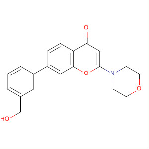 870297-53-3  4H-1-Benzopyran-4-one, 7-[3-(hydroxymethyl)phenyl]-2-(4-morpholinyl)-