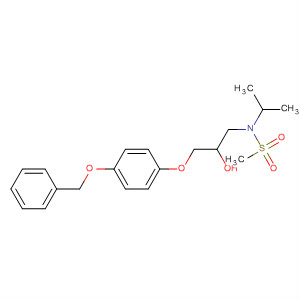 87036-94-0  Methanesulfonamide,N-[2-hydroxy-3-[4-(phenylmethoxy)phenoxy]propyl]-N-(1-methylethyl)-