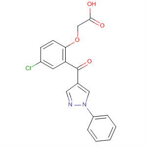 870809-81-7  Acetic acid, [4-chloro-2-[(1-phenyl-1H-pyrazol-4-yl)carbonyl]phenoxy]-