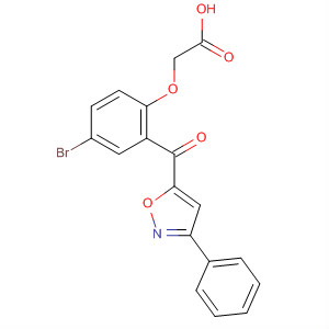 870810-67-6  Acetic acid, [4-bromo-2-[(3-phenyl-5-isoxazolyl)carbonyl]phenoxy]-