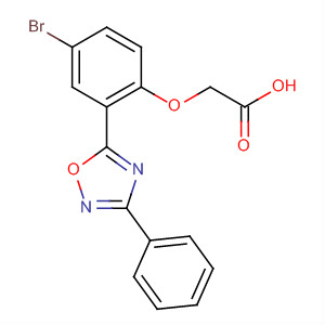 870810-69-8  Acetic acid, [4-bromo-2-(3-phenyl-1,2,4-oxadiazol-5-yl)phenoxy]-