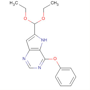 871027-33-7  5H-Pyrrolo[3,2-d]pyrimidine, 6-(diethoxymethyl)-4-phenoxy-