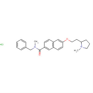 871120-26-2  2-Naphthalenecarboxamide,N-methyl-6-[2-(1-methyl-2-pyrrolidinyl)ethoxy]-N-(phenylmethyl)-,monohydrochloride