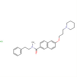 871120-62-6  2-Naphthalenecarboxamide,N-methyl-N-(2-phenylethyl)-6-[3-(1-piperidinyl)propoxy]-,monohydrochloride