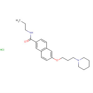 871120-63-7  2-Naphthalenecarboxamide, 6-[3-(1-piperidinyl)propoxy]-N-propyl-,monohydrochloride