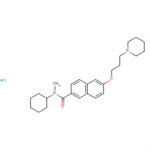 871120-66-0  2-Naphthalenecarboxamide,N-cyclohexyl-N-methyl-6-[3-(1-piperidinyl)propoxy]-, monohydrochloride