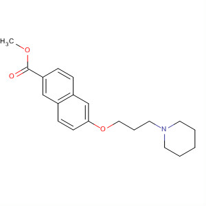 871121-81-2  2-Naphthalenecarboxylic acid, 6-[3-(1-piperidinyl)propoxy]-, methylester
