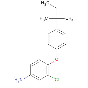 87120-24-9  Benzenamine, 3-chloro-4-[4-(1,1-dimethylpropyl)phenoxy]-