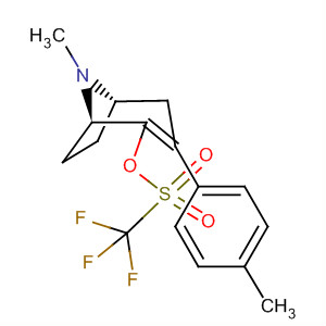 871228-41-0  Methanesulfonic acid, trifluoro-,(1R,5S)-8-methyl-3-(4-methylphenyl)-8-azabicyclo[3.2.1]oct-2-en-2-ylester