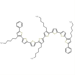 871310-68-8  2,2':5',2'':5'',2''':5''',2'''':5'''',2''''':5''''',2'''''':5'''''',2'''''''-Octithiophene,3,3''',3''''''',4''''-tetrahexyl-5,5'''''''-diphenyl-