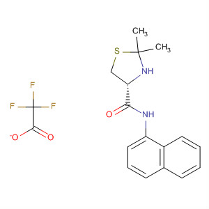 871468-55-2  4-Thiazolidinecarboxamide, 2,2-dimethyl-N-1-naphthalenyl-, (4R)-,mono(trifluoroacetate)