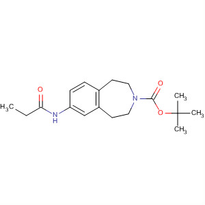 871501-11-0  3H-3-Benzazepine-3-carboxylic acid,1,2,4,5-tetrahydro-7-[(1-oxopropyl)amino]-, 1,1-dimethylethyl ester