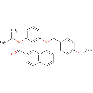 871582-22-8  2-Naphthalenecarboxaldehyde,1-[2-[(4-methoxyphenyl)methoxy]-6-(2-propenyloxy)phenyl]-, (1S)-
